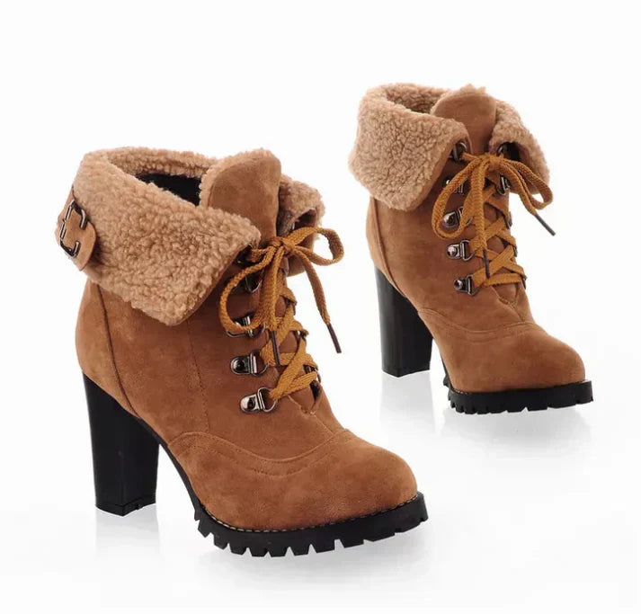 Berg-Feldt | Bottes d'hiver à talon – Élégantes et Chaudes