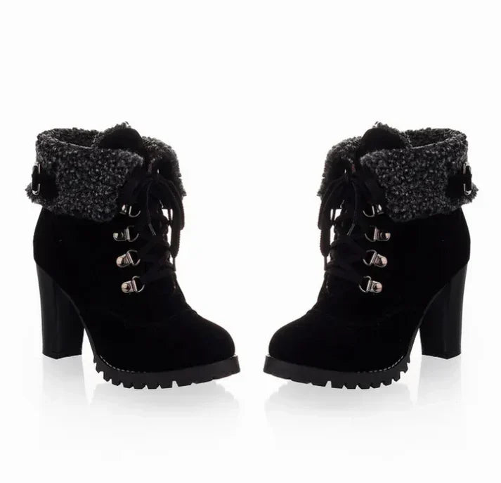 Berg-Feldt | Bottes d'hiver à talon – Élégantes et Chaudes