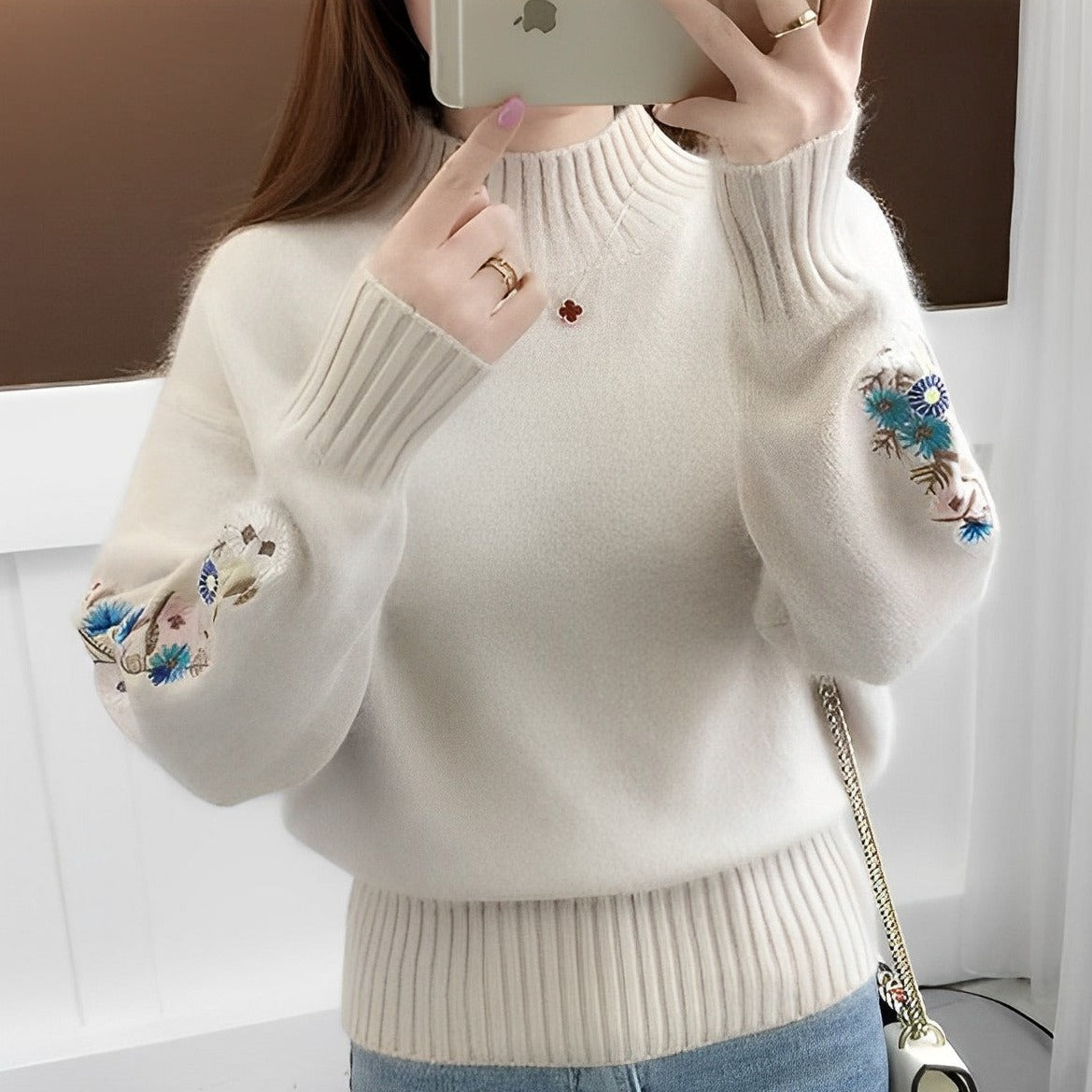Berg-Feldt | Strickpullover mit Lässigem Stil