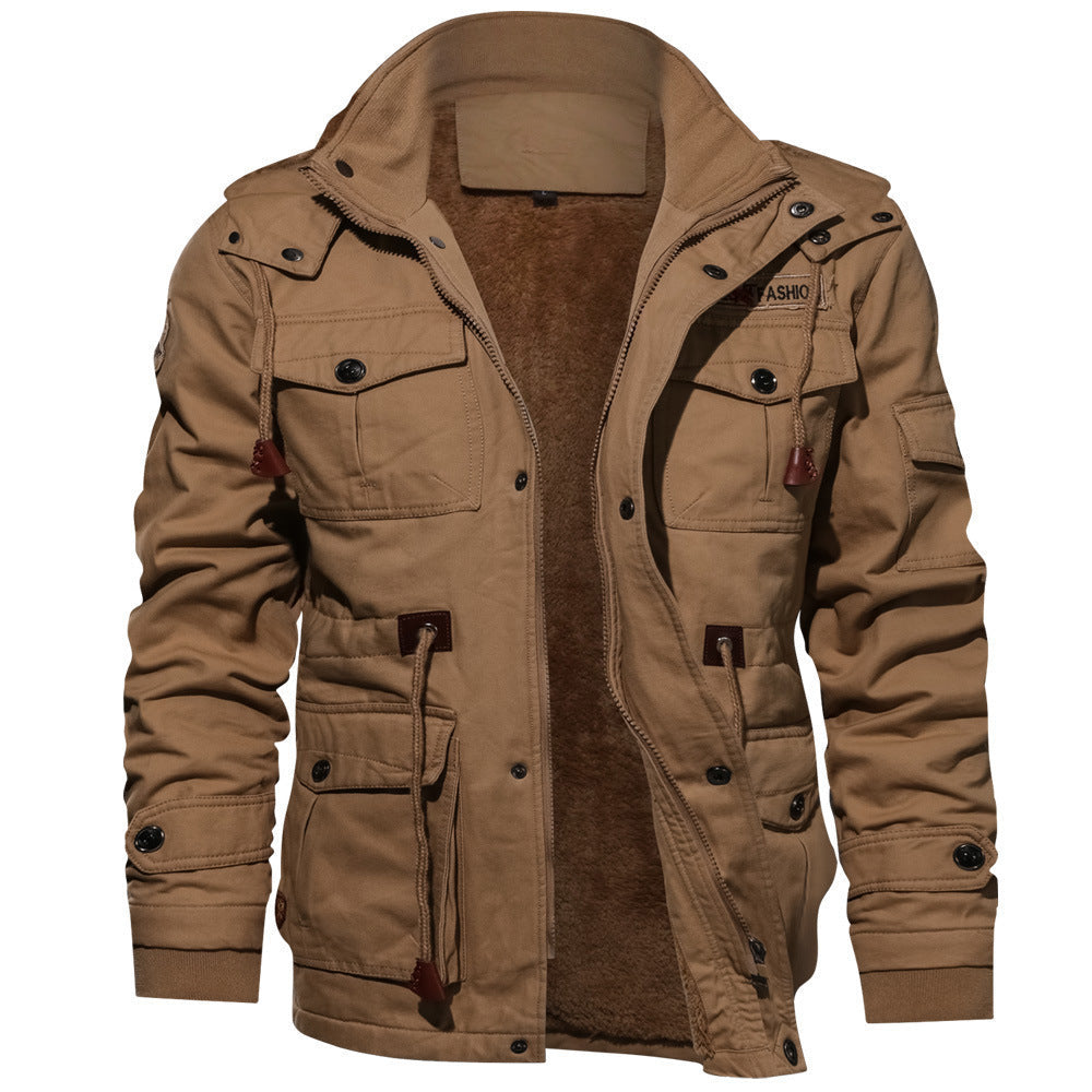 Herren Multifunktionale Outdoor-Jacke im lässigen Design mit warmem Innenfutter Berg-Feldt