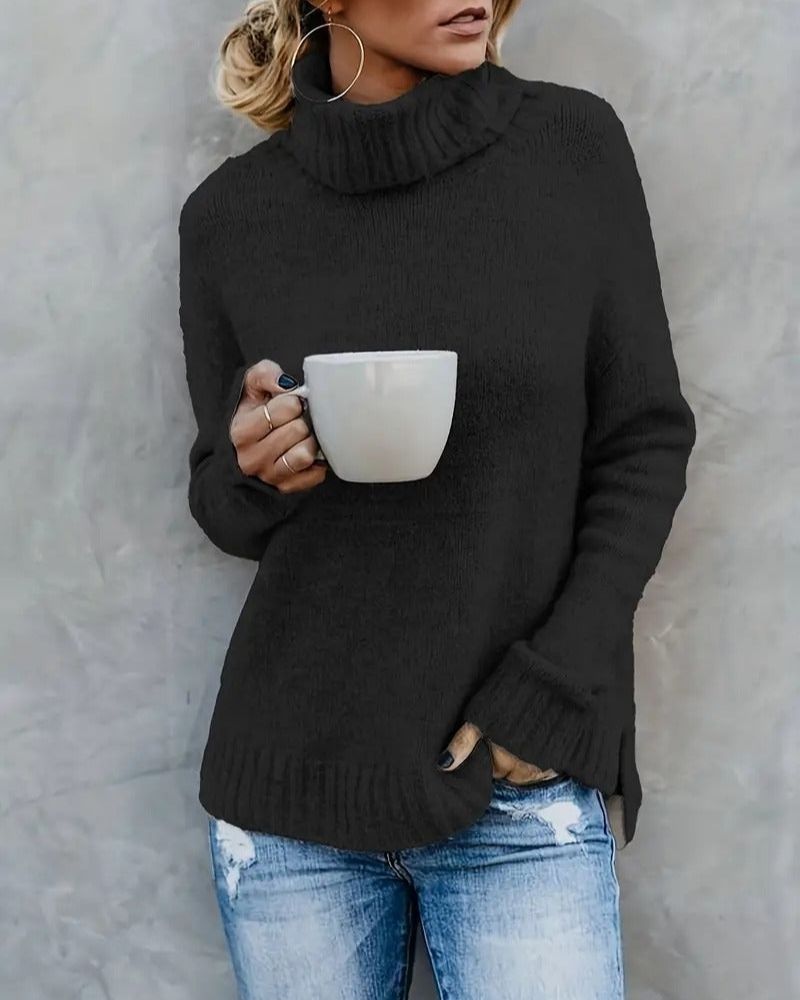 Berg-Feldt | Schlitz-Ärmel Turlteneck-Pullover