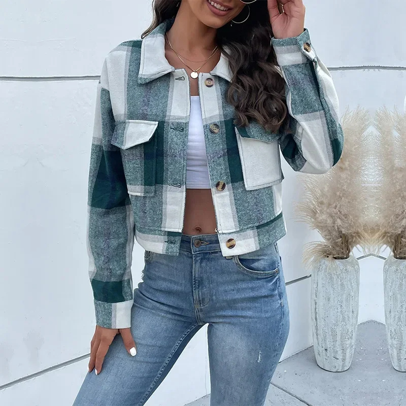 Berg-Feldt | Trendige Karierte Jacke für Damen