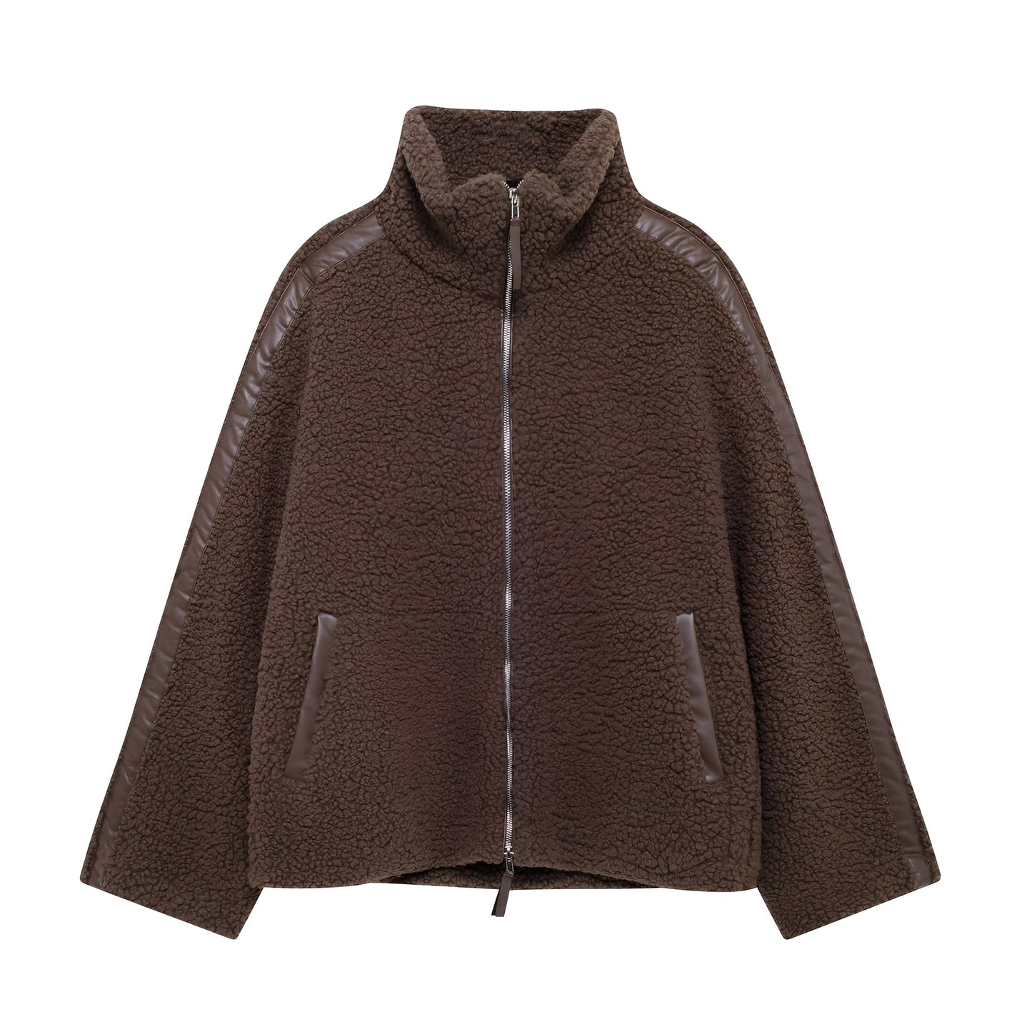 Berg-Feldt | Manteau épais et chaud en laine à col roulé pour femme
