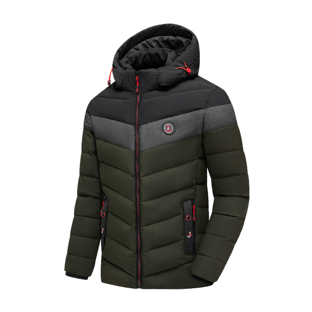 Berg-Feldt | Parka d'hiver imperméable à capuche pour homme