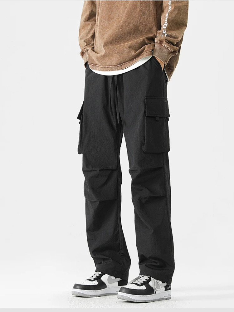 Pantalon décontracté confortable Egon avec poches latérales et coupe ample