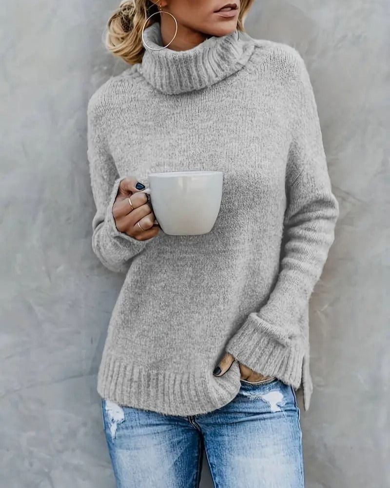 Berg-Feldt | Schlitz-Ärmel Turlteneck-Pullover