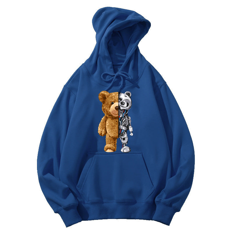 Fudus Teddy-Plüsch Kapuzenpullover