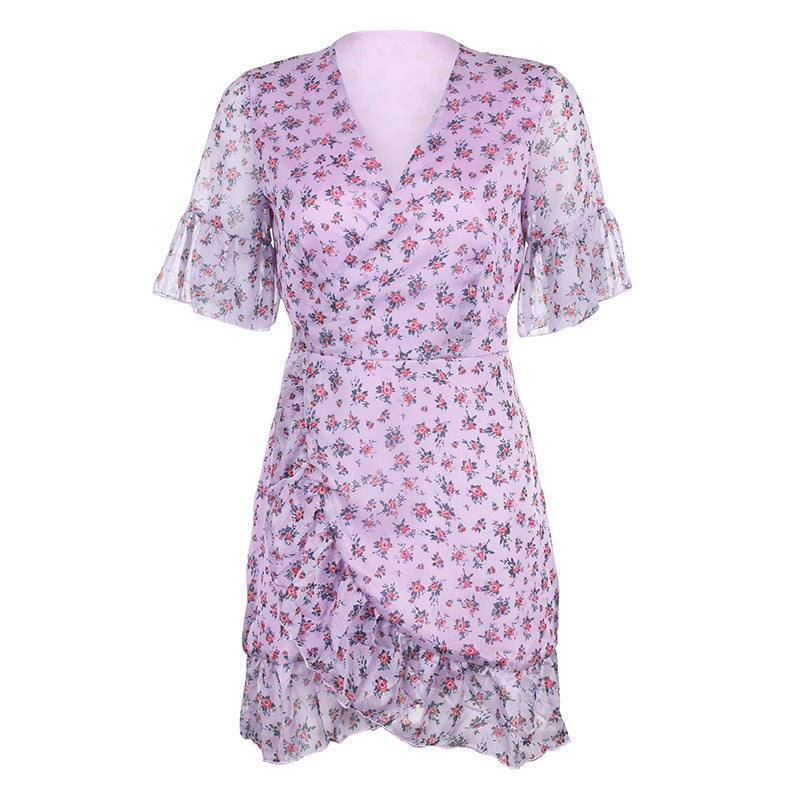 Robe d'été bohème fleurie Fudus