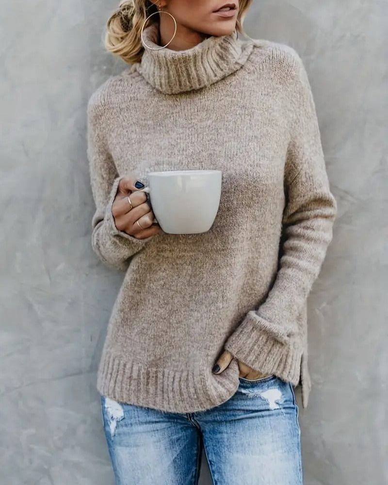 Berg-Feldt | Schlitz-Ärmel Turlteneck-Pullover