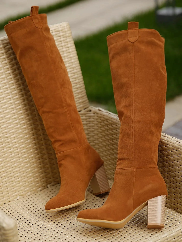 Berg-Feldt | Knielangen Damenschuhe Modische Winterstiefel Kaufen
