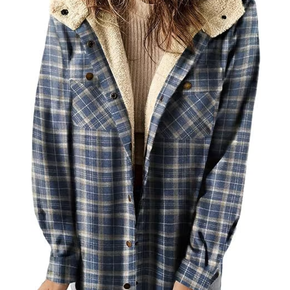 Berg-Feldt | Karierten Kapuzenjacke – Lässiger Herbst - Look