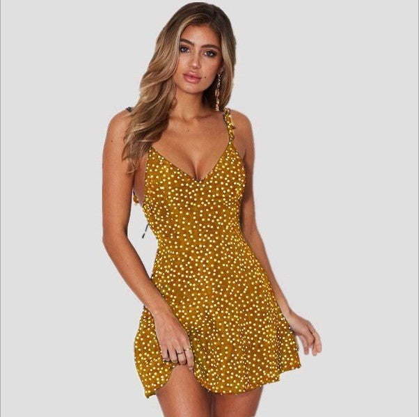 Berg-feldt Robe courte à pois pour femme