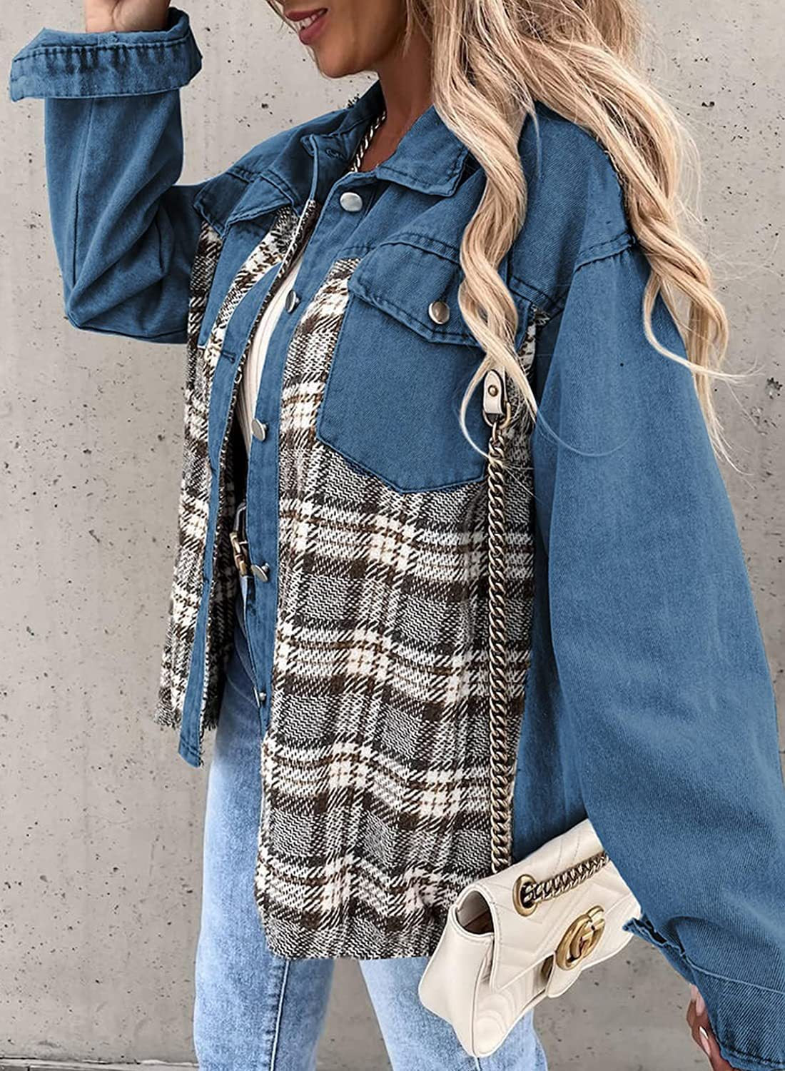 Berg-Feldt | Veste en flanelle vintage pour femmes