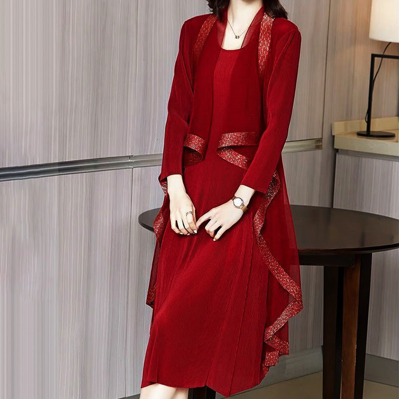 Irma - Ensemble robe d'automne, nouveau style rétro