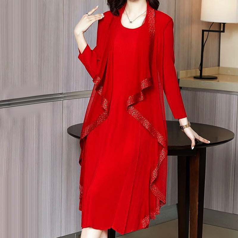 Irma - Ensemble robe d'automne, nouveau style rétro