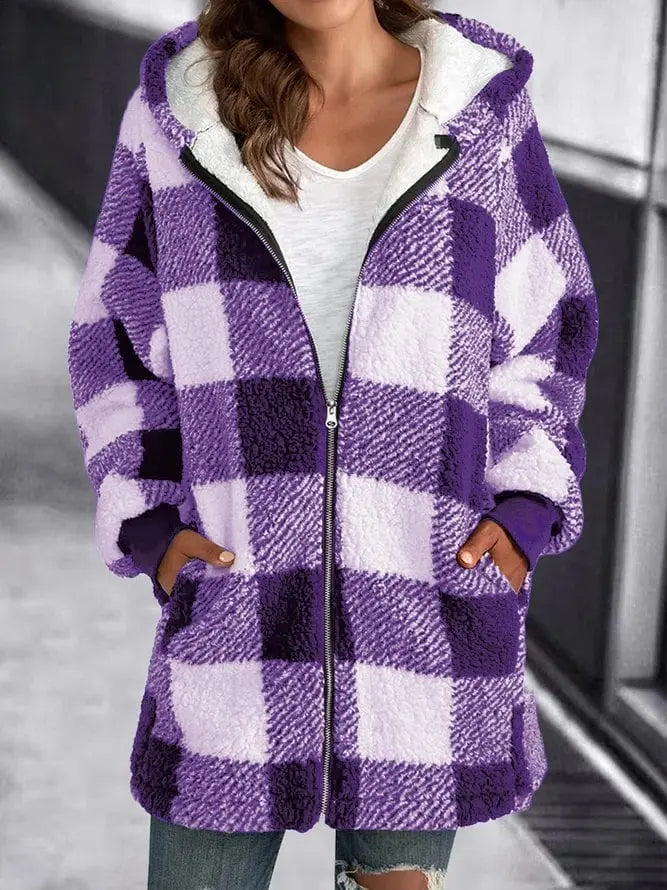 Berg-Feldt | Manteau à carreaux pour femme