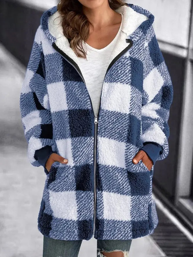 Berg-Feldt | Manteau à carreaux pour femme