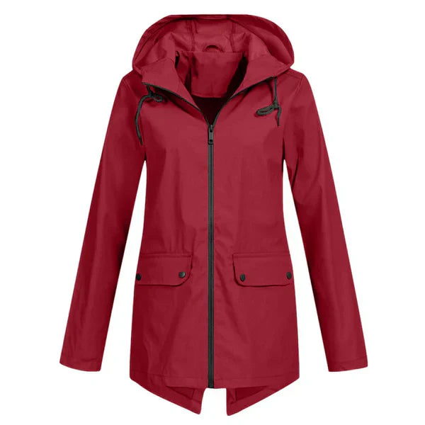 Berg-Feldt | Trendy Damen Regenjacke mit Kapuze