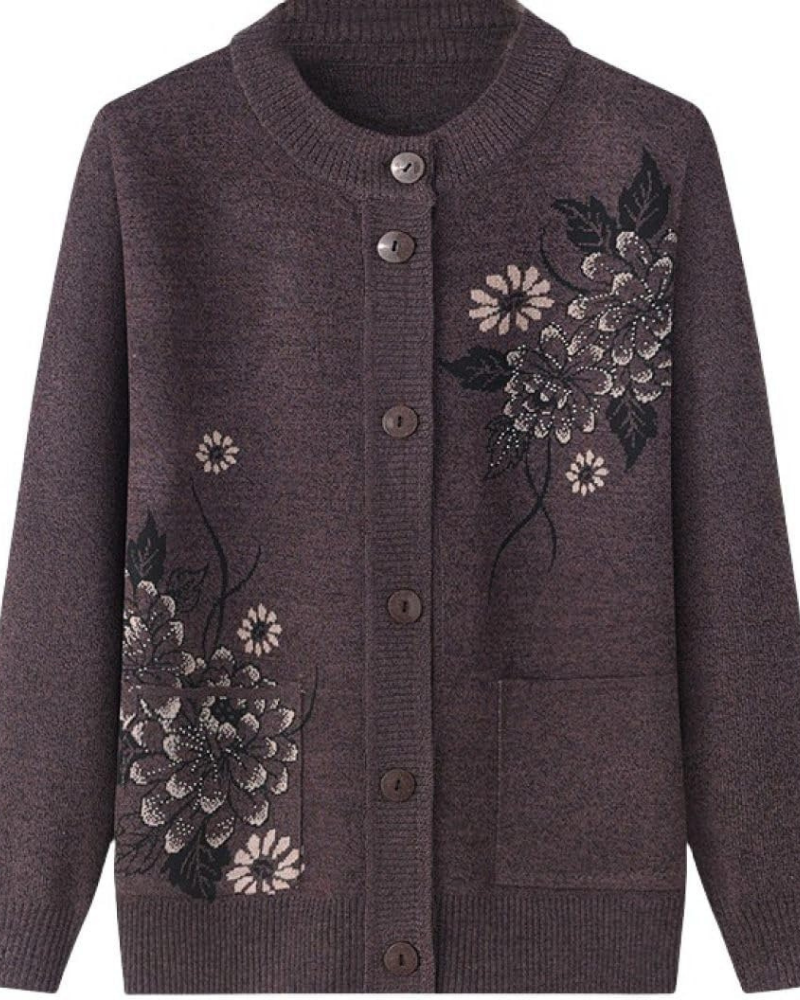 Berg-Feldt | Floral Charm Strickjacke