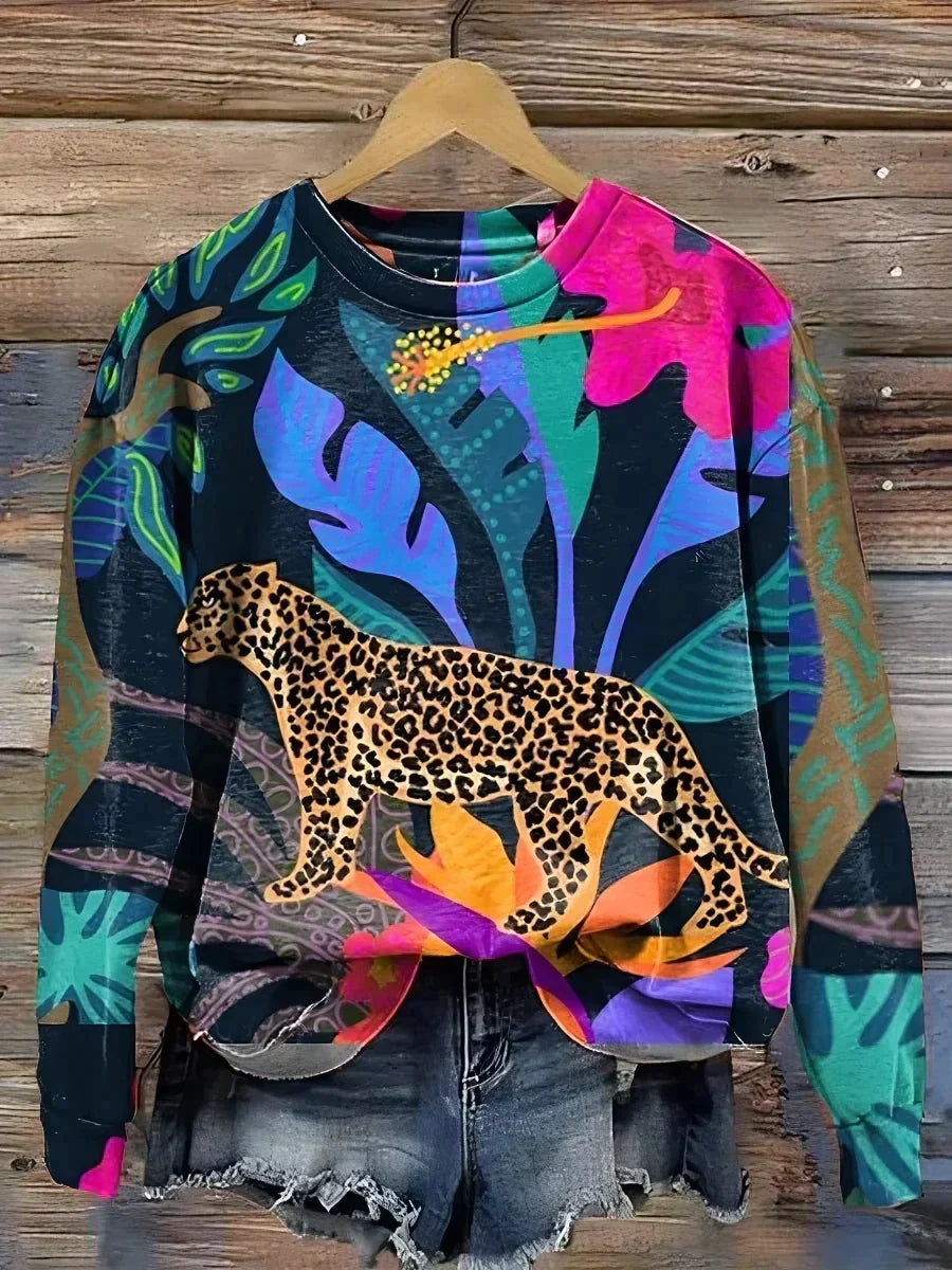 Berg-Feldt | Pullover mit Tiermotiv