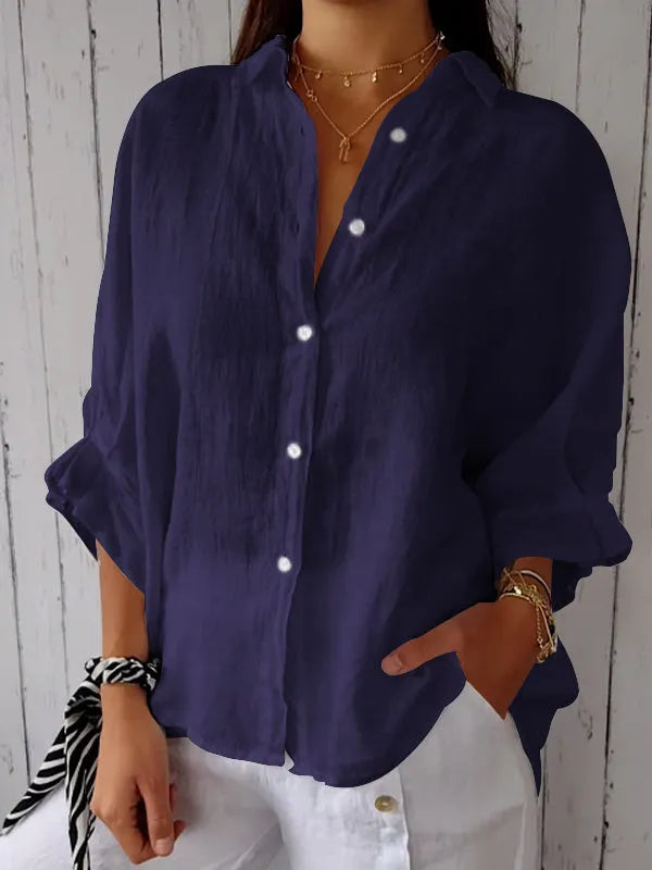 Débardeur en lin pour femme Fudus, style décontracté