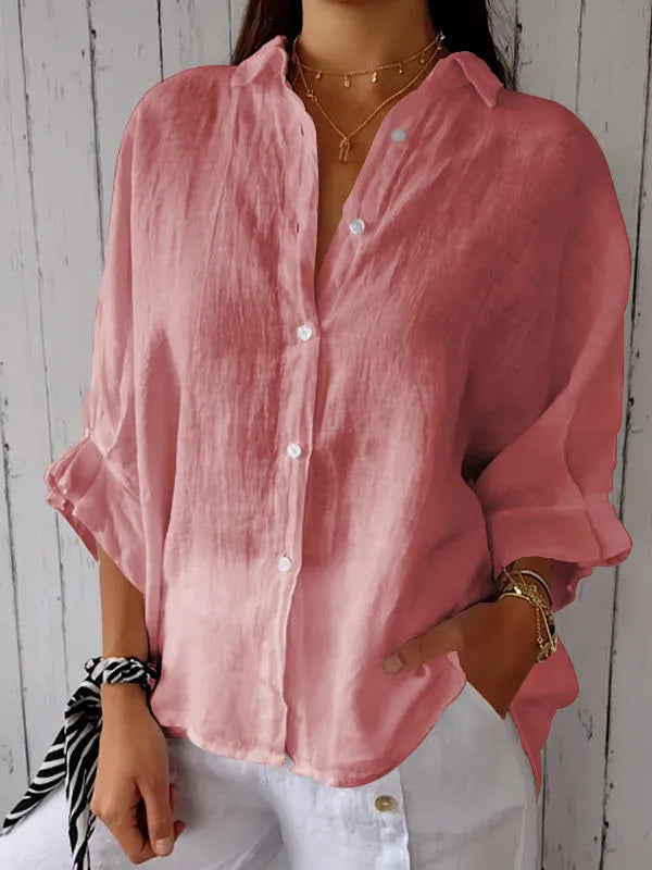 Débardeur en lin pour femme Fudus, style décontracté