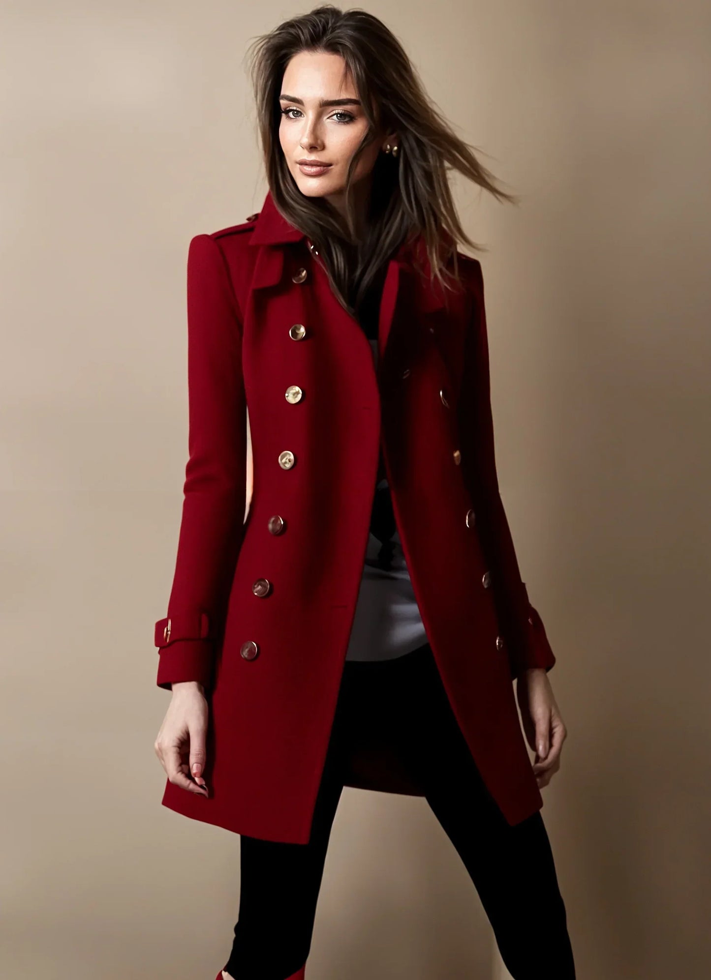 Berg-Feldt | Eleganter Trenchcoat Damen Winterjacke