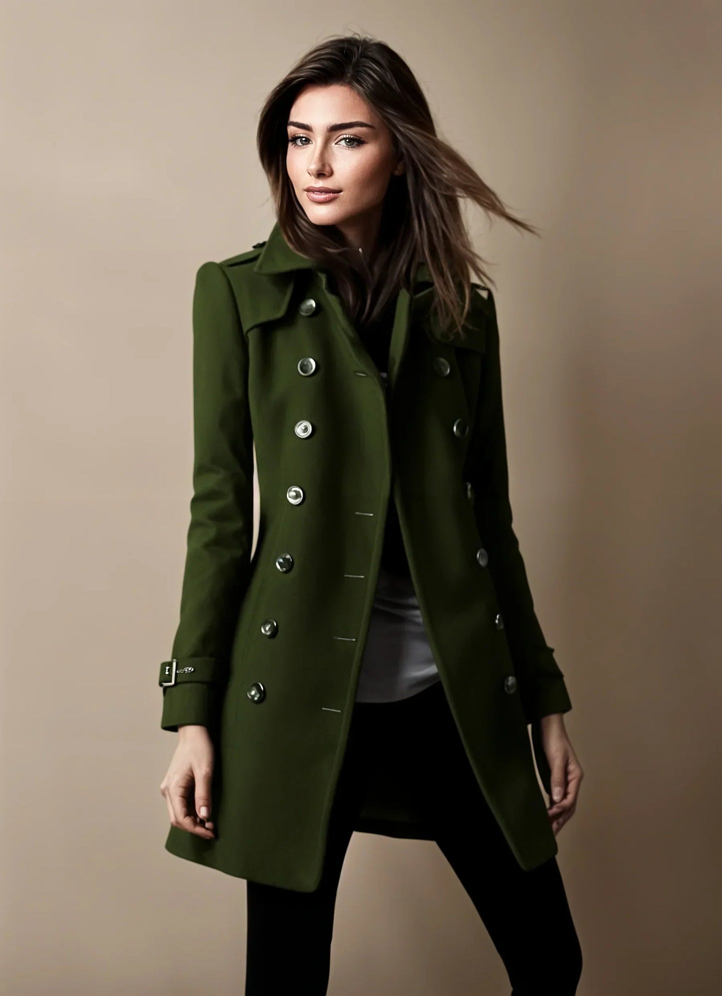 Berg-Feldt | Eleganter Trenchcoat Damen Winterjacke