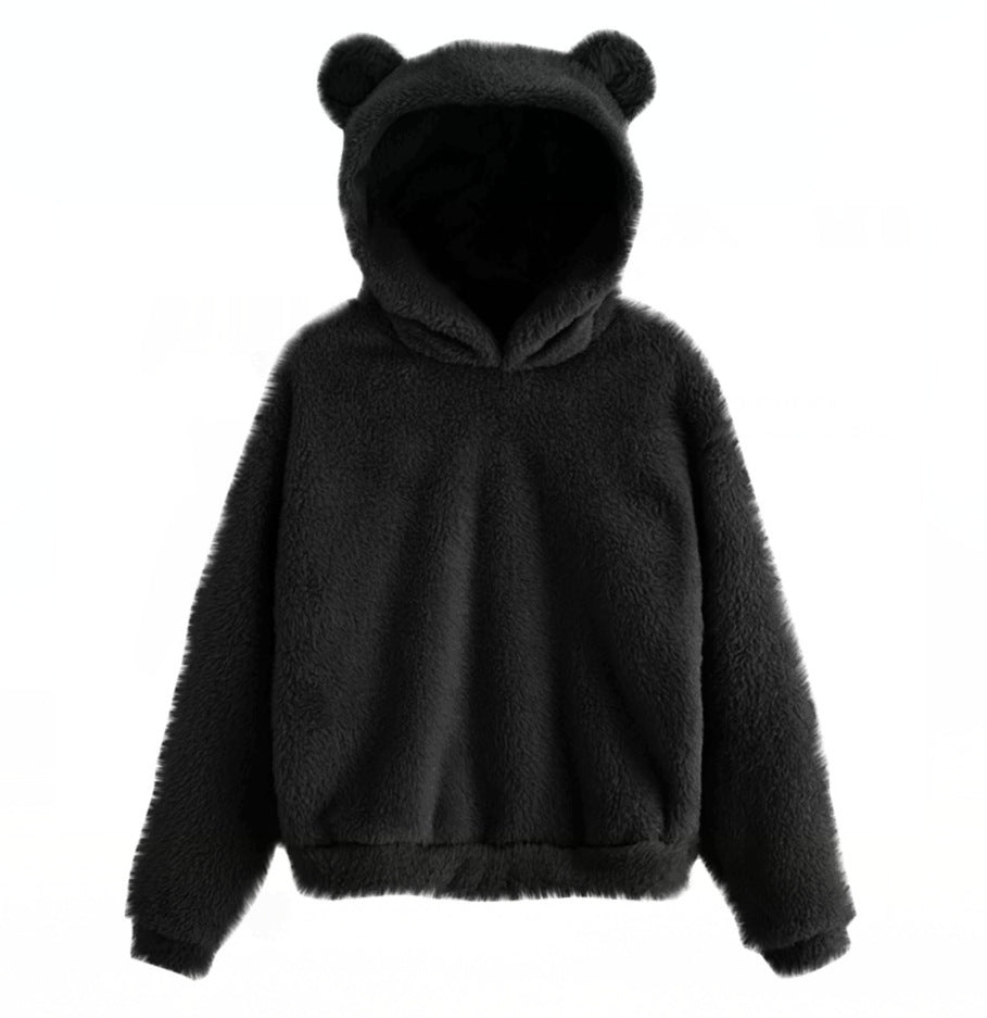 Sweat à capuche tendance avec motif ours de Fudus