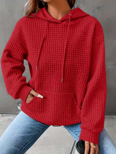 Fudus Damen Kapuzenpullover in Uni