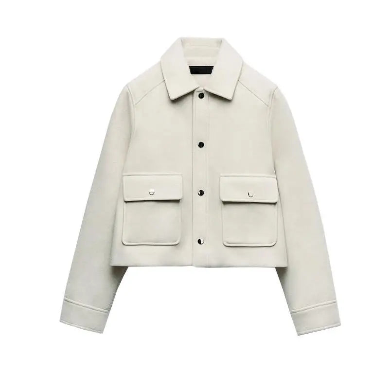 Berg-Feldt | Lässige Herbstjacke für Damen mit Klappe und Taschen