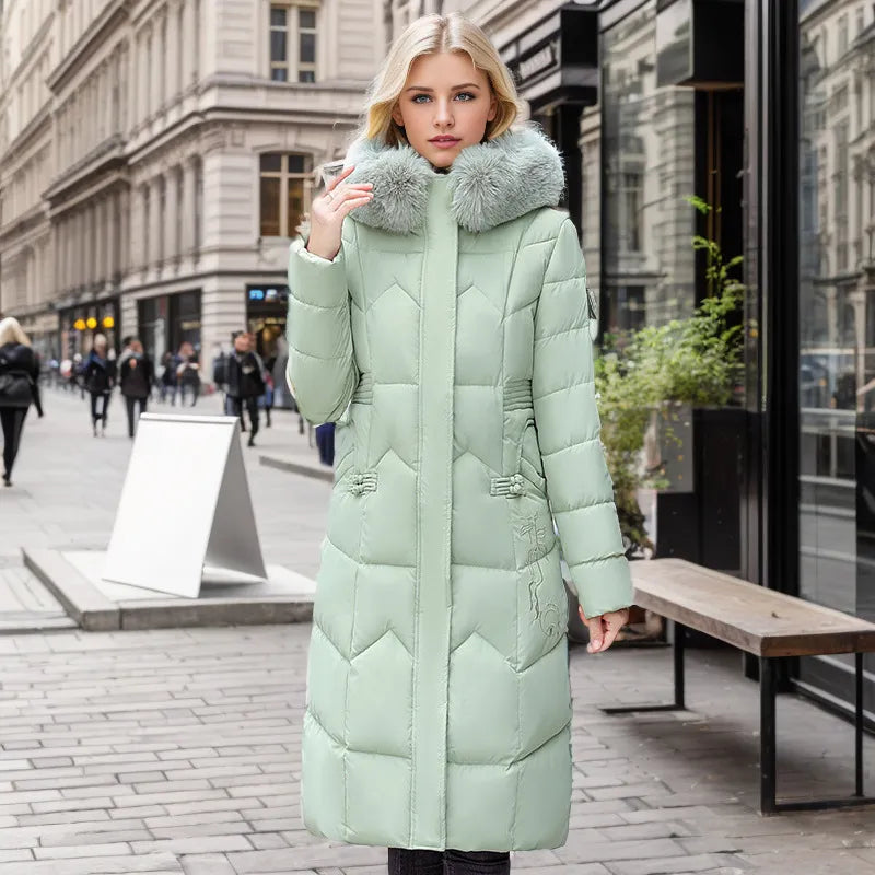 Berg-Feldt | Lange schlanke Winterjacke