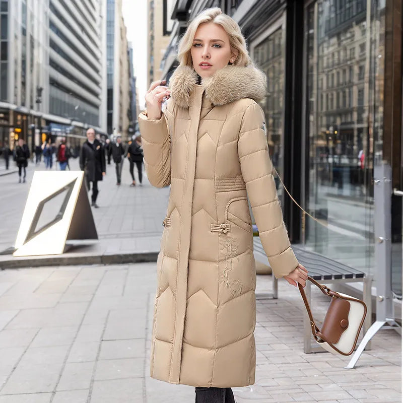 Berg-Feldt | Lange schlanke Winterjacke