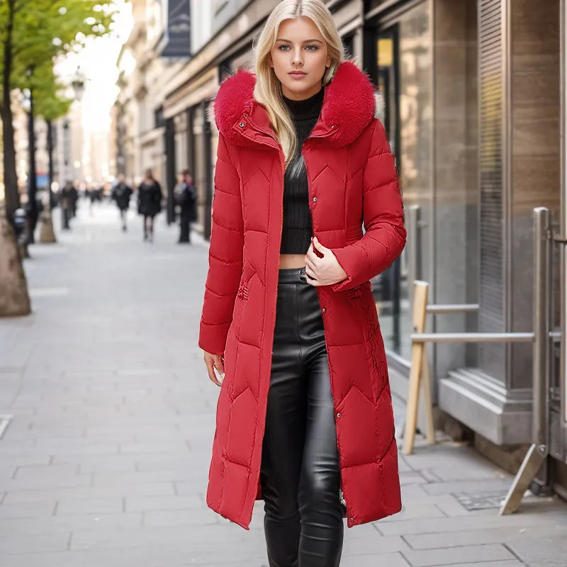 Berg-Feldt | Lange schlanke Winterjacke