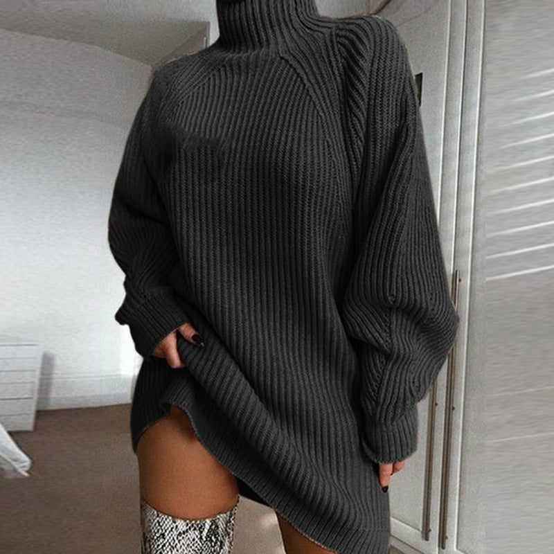 Damen Pullover mit hohem Kragen und Raglanärmeln Berg-Feldt