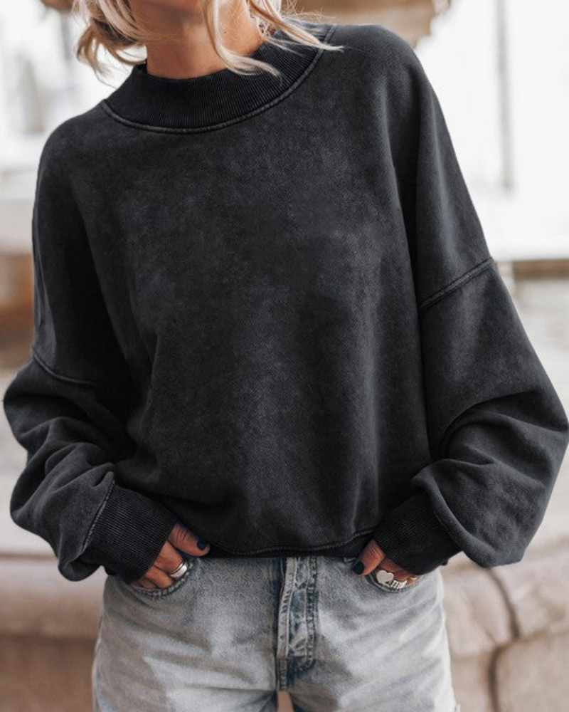 Berg-Feldt | Stilvoller Gebleichter Pullover