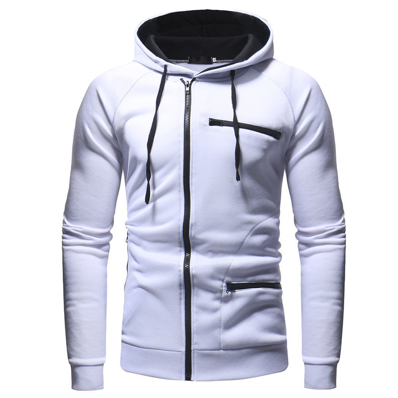 Veste à capuche pour homme avec zip moderne et détails contrastants Berg-Feldt
