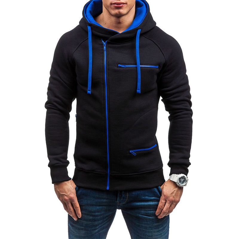Veste à capuche pour homme avec zip moderne et détails contrastants Berg-Feldt