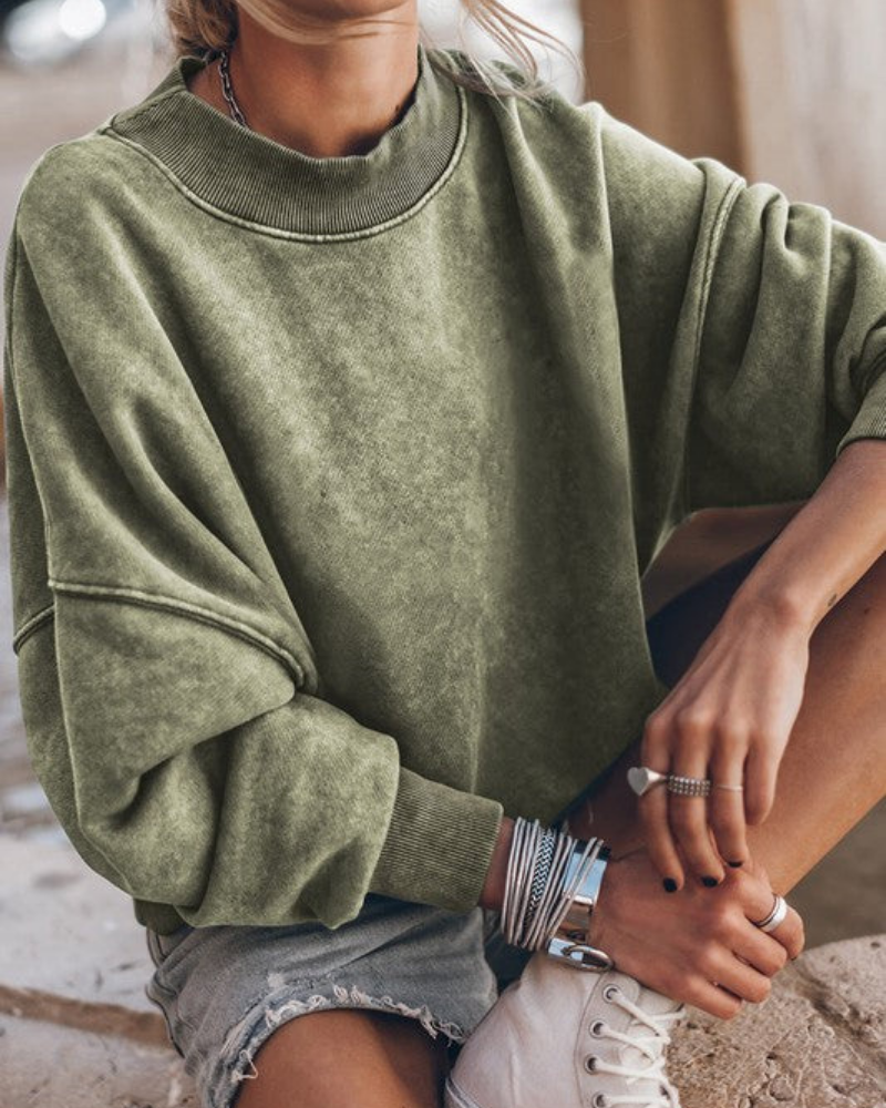 Berg-Feldt | Stilvoller Gebleichter Pullover
