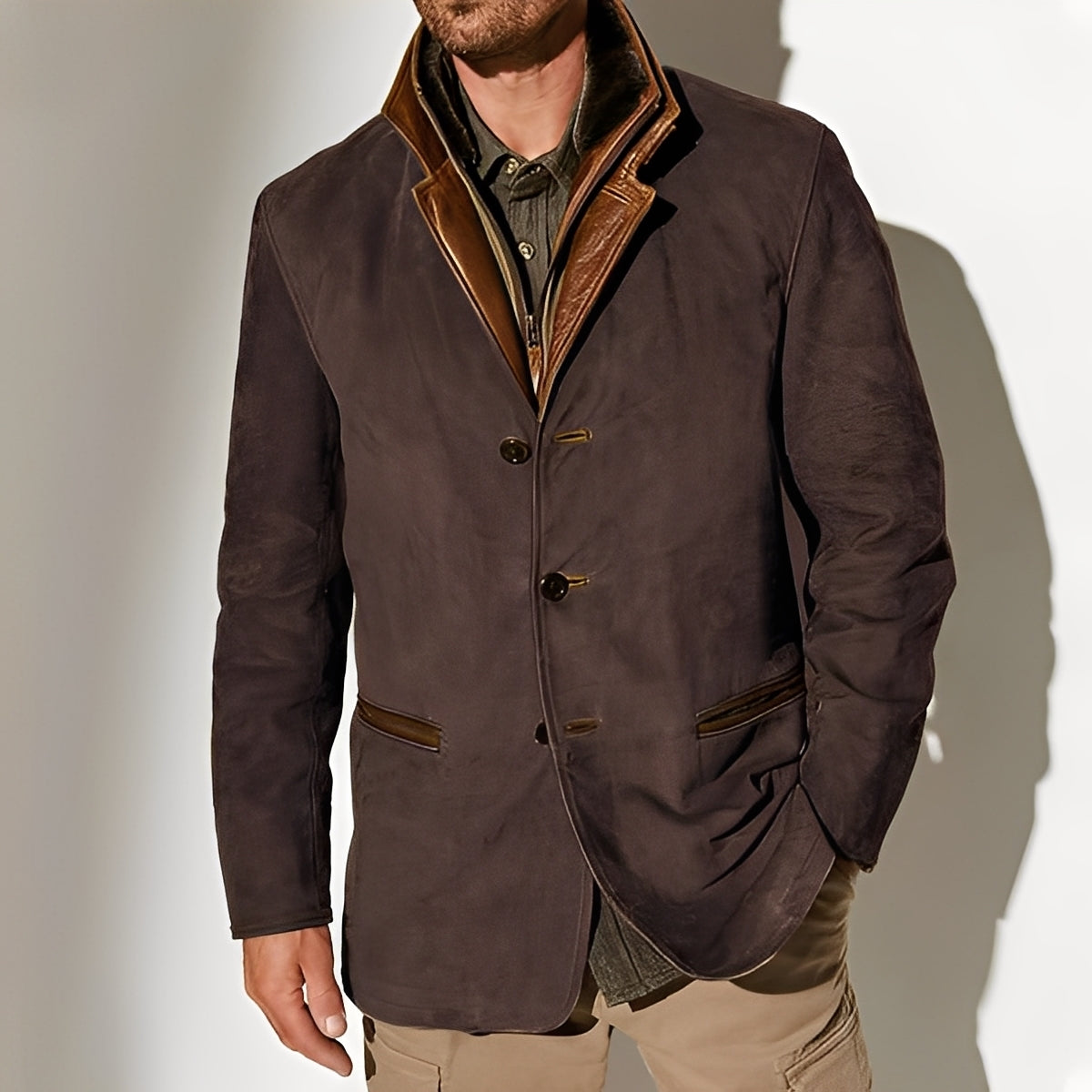Berg-Feldt | Klassische Jacke mit Taschen für Herren