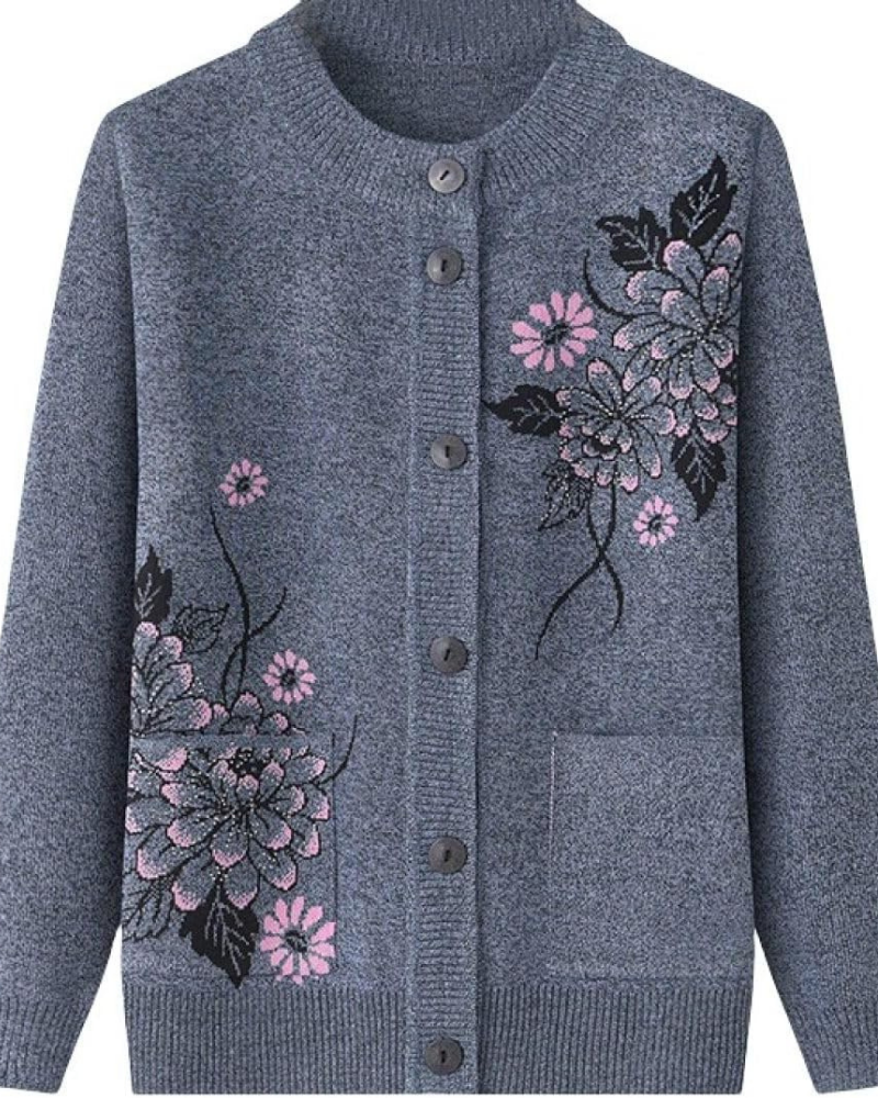 Berg-Feldt | Floral Charm Strickjacke