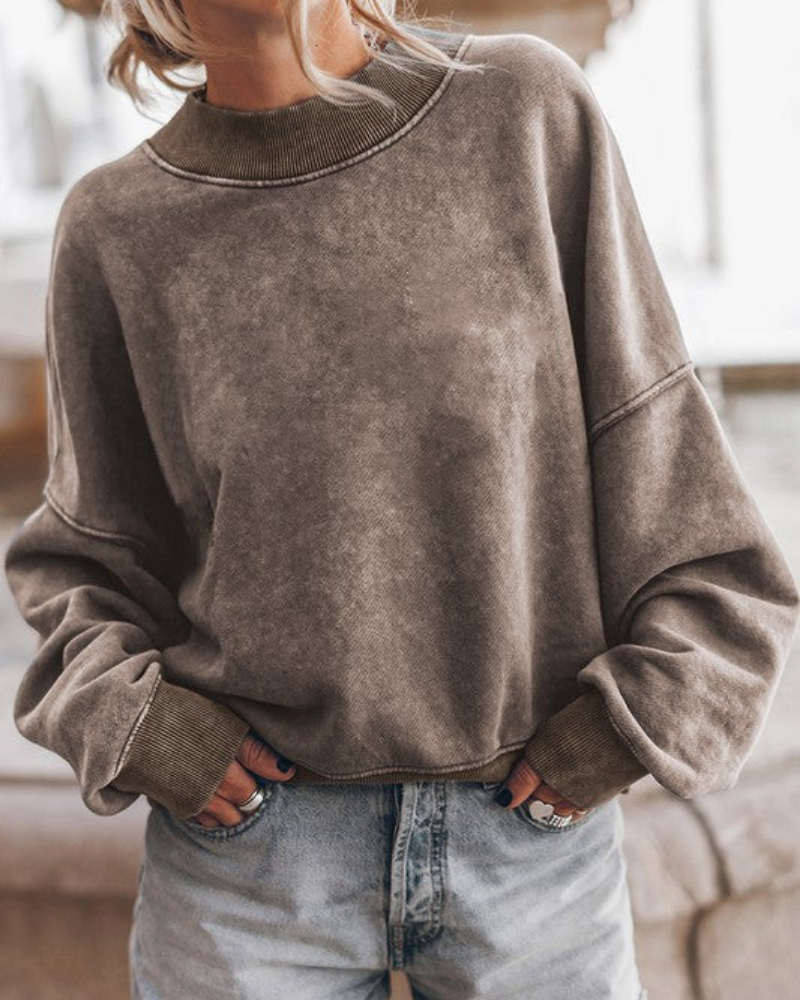 Berg-Feldt | Stilvoller Gebleichter Pullover