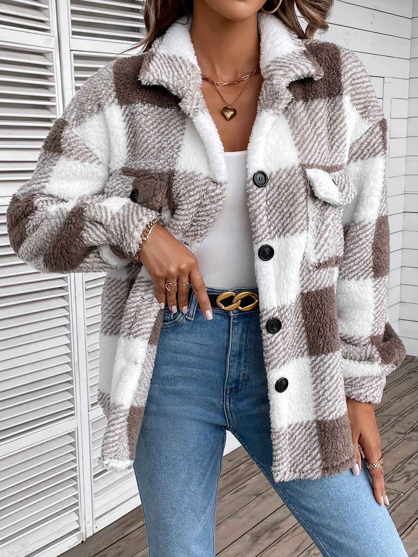 Berg-Feldt | Flanellhemd mit Karos Polyester Warm und Stilvoll