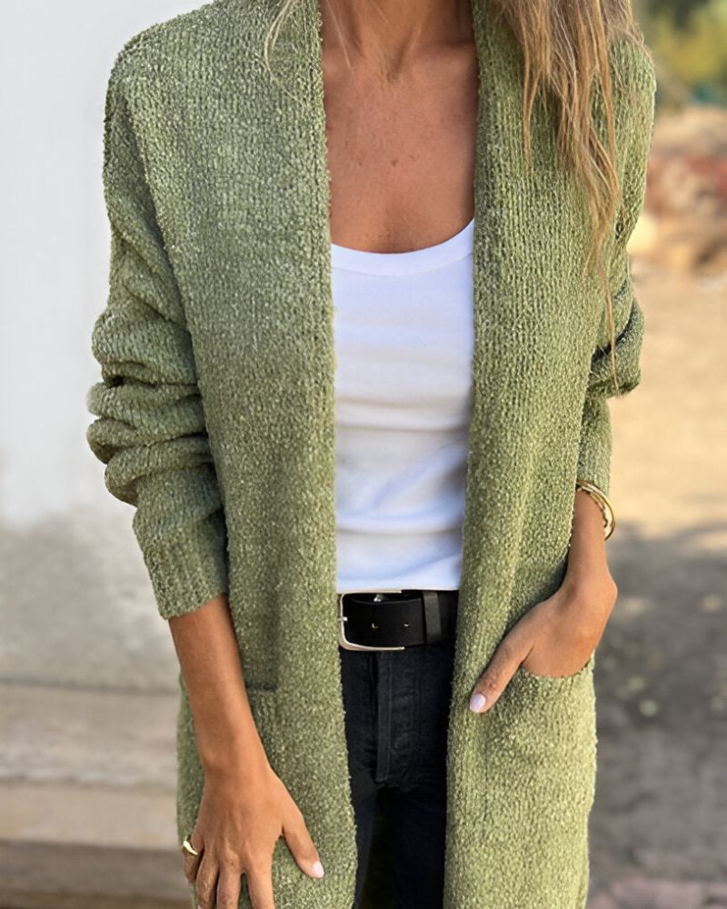 Berg-Feldt | Lässiger Strick-Cardigan mit Taschen