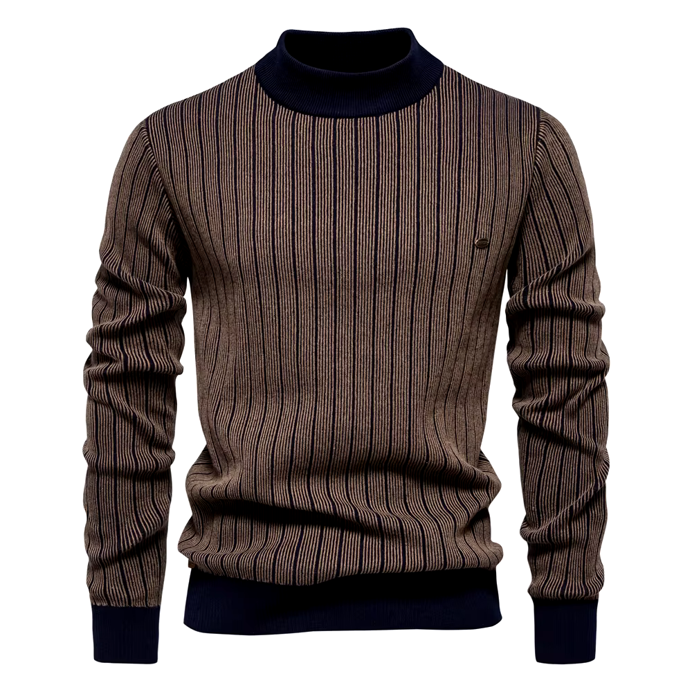 Berg-Feldt | Streifenpullover für Elegante Wintertage