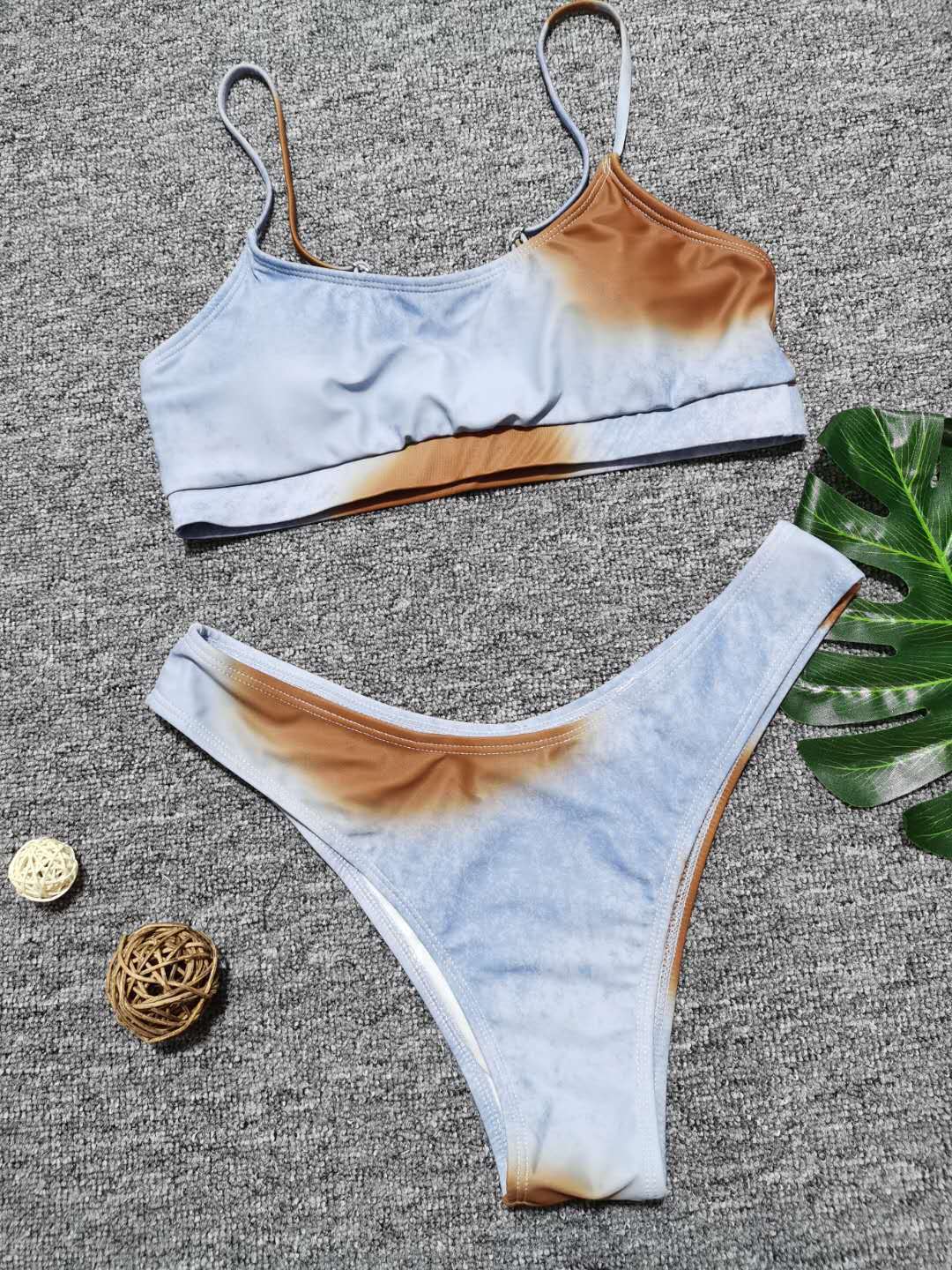 Berg-feldt Bikini croisé pour femme avec bretelles réglables
