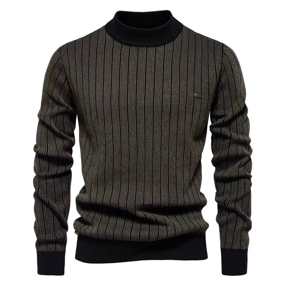 Berg-Feldt | Streifenpullover für Elegante Wintertage