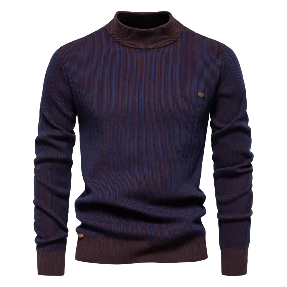 Berg-Feldt | Streifenpullover für Elegante Wintertage