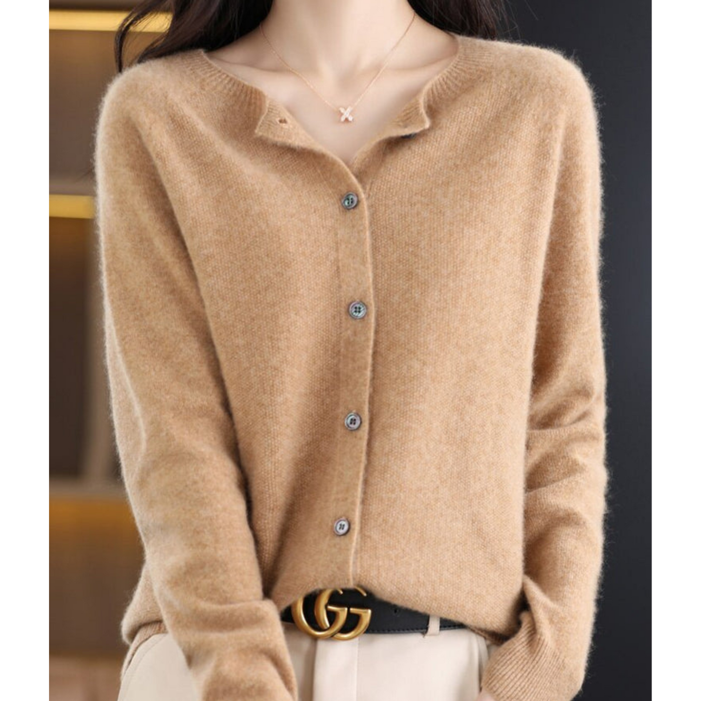 Berg-Feldt | Cardigan - 100% Laine Mérinos Tricot Doux