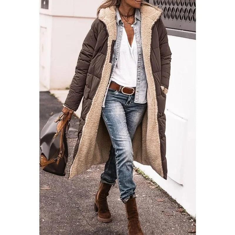 Berg-Feldt | Veste d'hiver chaude pour femme avec doublure douce